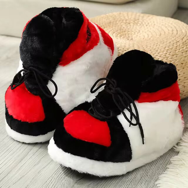 Cozy Cartoon Plush Slippers